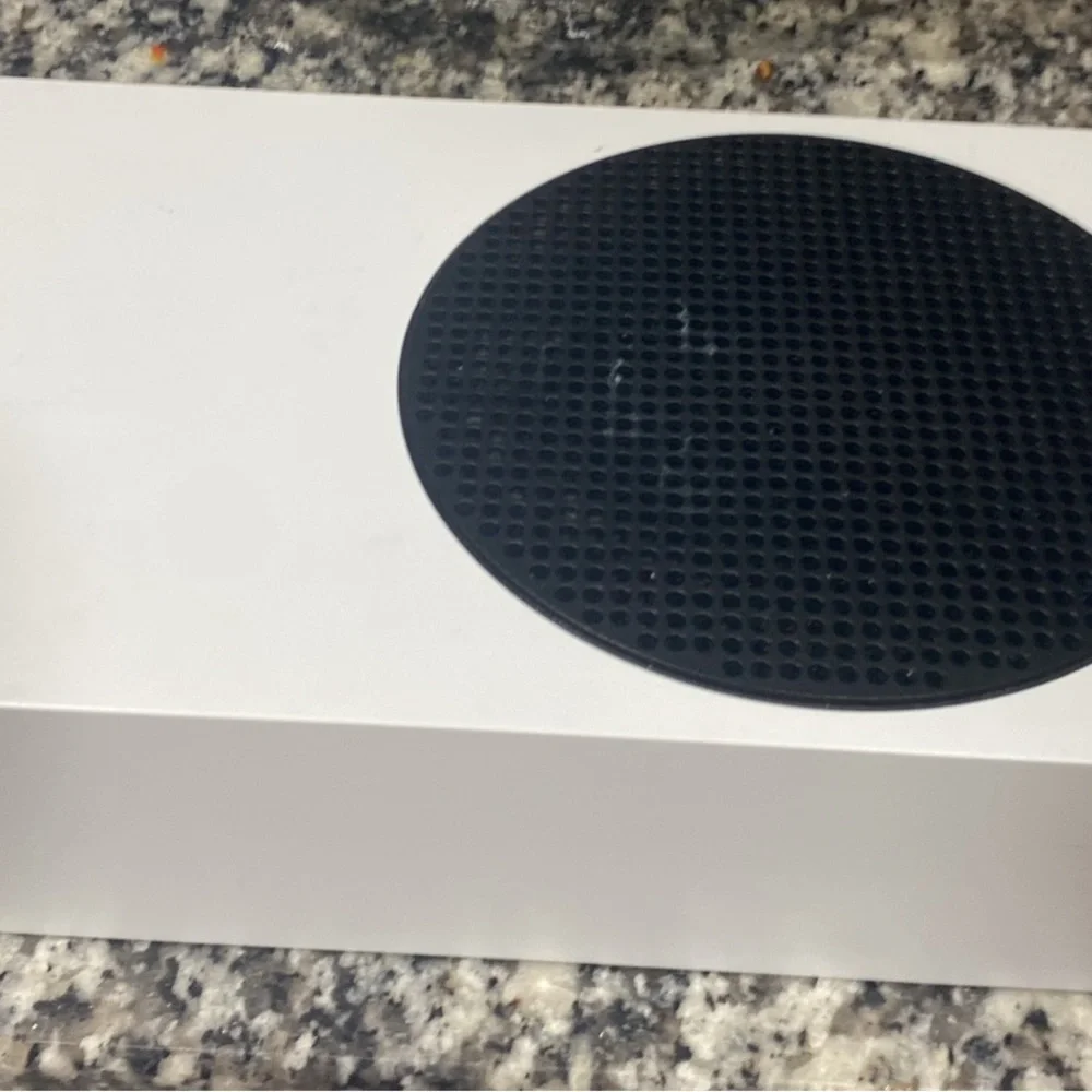 White and Black Gaming Console